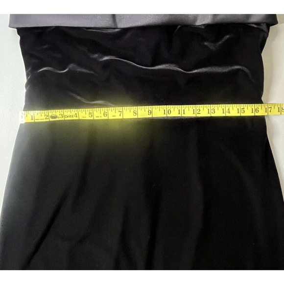 Alex Evenings Black Velvet Maxi Dress - Picture 8 of 11